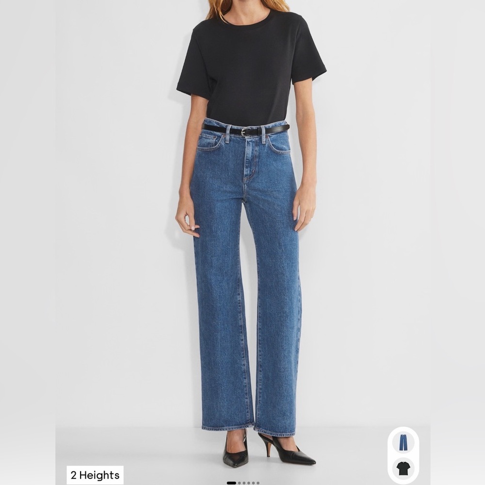 denim forum remy hi-rise relaxed jean！